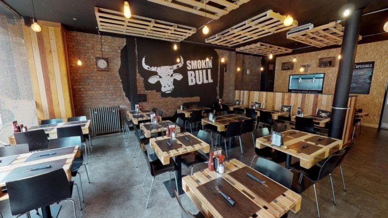 Smokin’ Bull Burger & Grill Virtual Tour 3D Scan